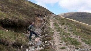 Hillside track