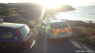 Scene of the incident at Newport, Pembrokeshire