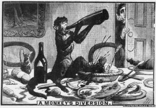 "A Monkey's Diversion", Illustrated Police News