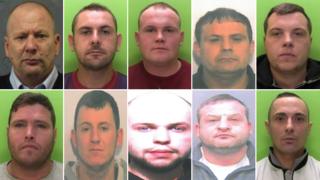 Ten men