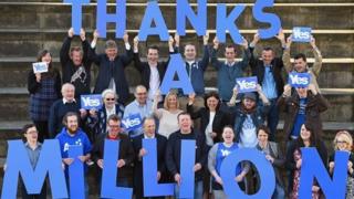 Yes Scotland supporters