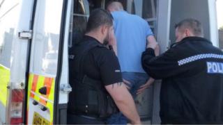 One of the suspects