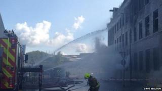 Fire at Ivy Mill, Bradford