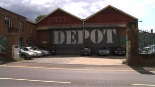 Bus depot on Magdalen Street, Colchester