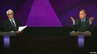 Alistair Darling and Alex Salmond