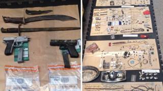 Weapons and jewellery