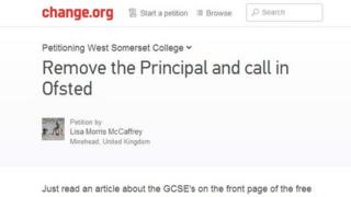 Online petition