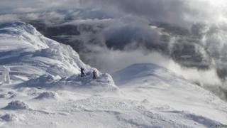 Climbers in Glencoe