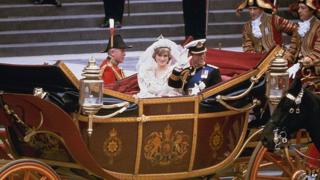 Prince Charles and Princess Diana wedding day