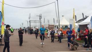Jack Sexty said he completed the mile in 10 minutes two seconds