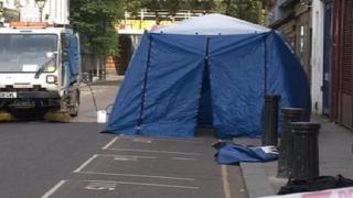 Scene of stabbing on Portobello Road