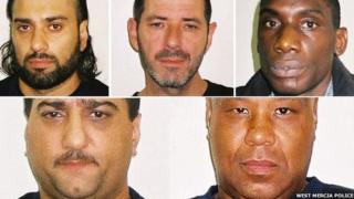 From clockwise: Tehery Mahmood, Robert Watters, Steven Taylor, Paul Murray and Tariq Mahmood