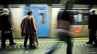 Lisbon Metro train