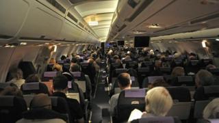 Passenger plane interior