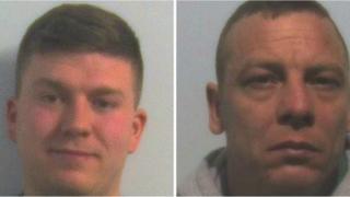 Anthony Jones (chwith) a Llewelyn Luce (dde)