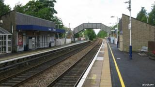 Lenzie rail station