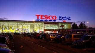 Tesco car park