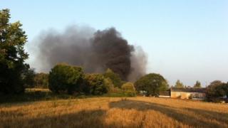 Workshop fire