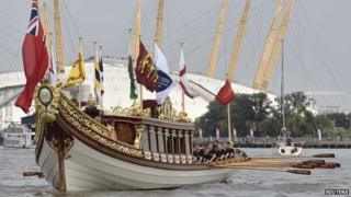 The Queen"s Barge Gloriana