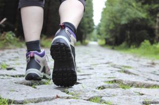 feet walking