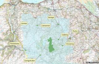 Proposed Clocaenog Forest wind farm by RWE Innogy UK