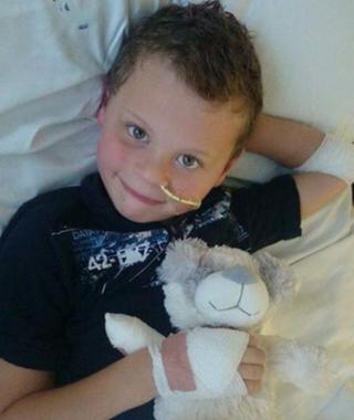 Kamari Parker in hospital
