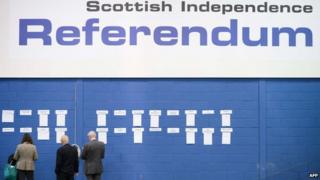 Scotland has seen a high voter turnout in the referendum