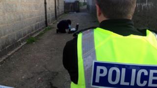 Police at scene