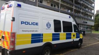 Police at Marischal Court