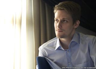 Undated photo of Edward Snowden