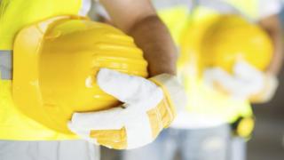 Labourer stock image