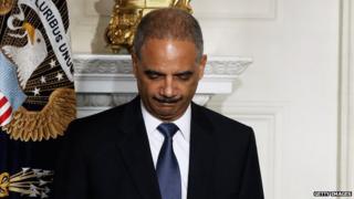 Attorney General Eric Holder.