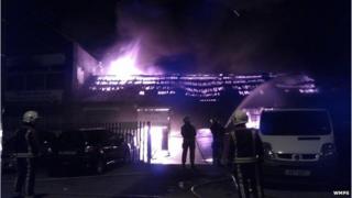 Scene of fire