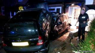 Scene of crash
