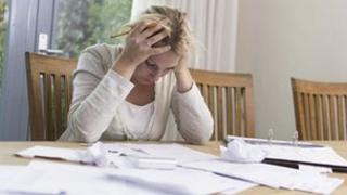 Woman considering buying property