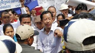 Cambodian teachers' protest