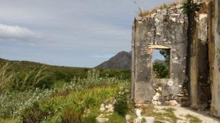 Ruins of homes, Cape Town, South Africa (October 2014)