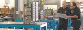 Factory interior