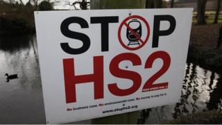 HS2 protest sign