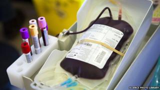 Blood donation bag