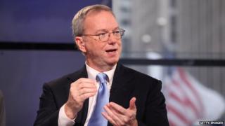 Google chairman Eric Schmidt