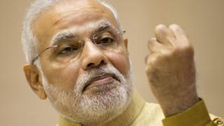 Mr Modi's 'Make in India' campaign is aimed at boosting manufacturing in the country