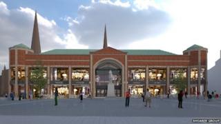 Cathedral Lanes developer drawing
