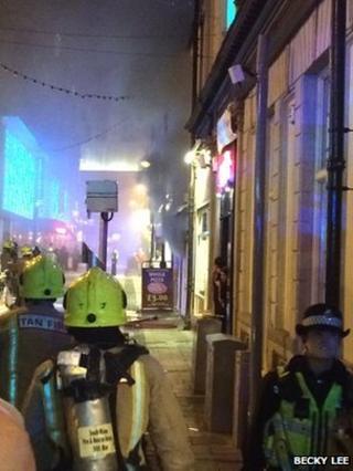 Fire on Caroline Street
