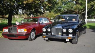 Daimler DS420 and Rolls Royce