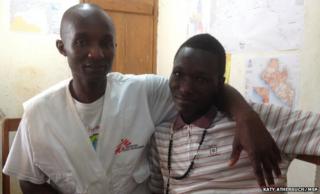 Alexander Kollie and his son James Kollie