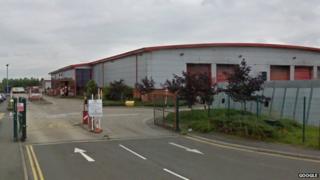 Biffa rubbish-handling plant in Leicester