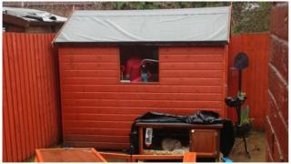 Stolen shed