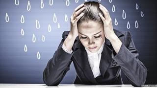 Stressed woman