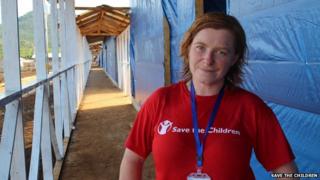 Picture of Rachael Cummings working in Sierra Leone